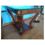 (2) Nice Glass & Wood End Tables