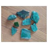 Malachite Rough & Slab Pieces – Green Stone Lot