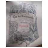 (4) Antique German Confirmation Certificates - (3) 1800s!