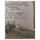 (4) Antique German Confirmation Certificates - (3) 1800s!