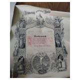 (4) Antique German Confirmation Certificates - (3) 1800s!