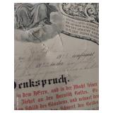 (4) Antique German Confirmation Certificates - (3) 1800s!