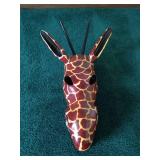 (2) Wooden African Animals Wall Hangings