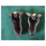 (2) Wooden African Animals Wall Hangings