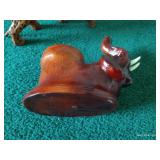 Leather Decor - Jaguar & Elephant