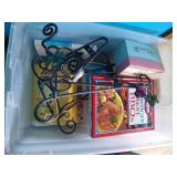 (2) Totes Cook Books & Home Magazines