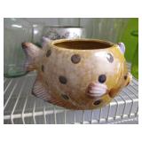 Vase & Pot Lot - Cool Puffer Fish