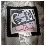 Carl Banks Leather Raiders Jacket - L
