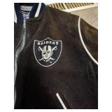 Carl Banks Leather Raiders Jacket - L