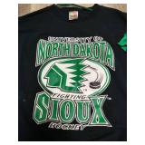 Fighting Sioux XL T-Shirt & 5T UND Footie PJs