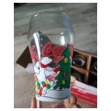 (6) Coca-Cola Christmas Glasses in Original Box