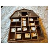 Shadow Box With (14) Crafting Music Boxes