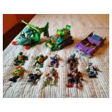 Large Vintage TMNT Lot With (4) Vehicles, Bebop, Rocksteady, Etc - AWESOME Lot!