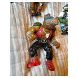 Large Vintage TMNT Lot With (4) Vehicles, Bebop, Rocksteady, Etc - AWESOME Lot!