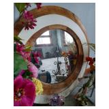 Large Pretty Decor Lot - Vases, Mirror, Etc