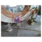 Large Pretty Decor Lot - Vases, Mirror, Etc