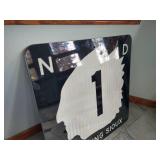 Large Metal Highway "Fighting Sioux" Sign