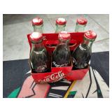 Fighting Sioux Rug & (6) Unopened Sioux Coke Bottles