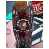 Fighting Sioux Rug & (6) Unopened Sioux Coke Bottles