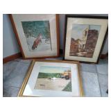 (3) Original Art Works