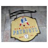 New England Patriots Hanging Sign