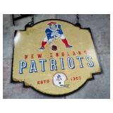 New England Patriots Hanging Sign