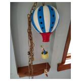 Hanging Ceramic Balloon/Clown Lamp