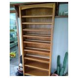 Tall Wooden Bookcase