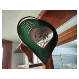Metal Sioux Wind Spinner