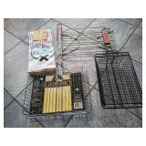 Grilling Baskets & Accessories Lot