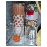 Large Stack of Chargers & New Paper Products