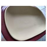 Pampered Chef Cranberry Covered Stoneware Baker