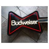 Vintage Budweiser Guitar Wall Lamp - Works!
