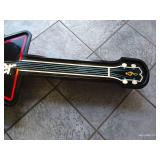 Vintage Budweiser Guitar Wall Lamp - Works!