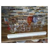 Large Goblet & Glass Lot