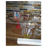 Large Goblet & Glass Lot