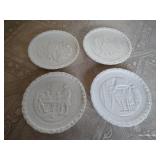 (4) Fenton 1976 Bicentennial Plates