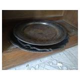 (3) Shelves of Dishes - Plates, Trays, Etc
