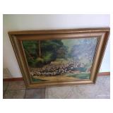 Large Framed Painting