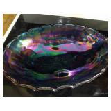 (2) Beautiful Carnival Glass Pieces