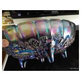 (2) Beautiful Carnival Glass Pieces