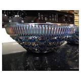 (2) Beautiful Matching Carnival Glass Bowls