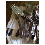 Large Lot of Silverplate Flatware