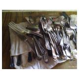 Large Lot of Silverplate Flatware
