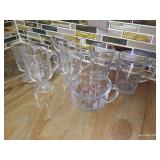 (7) Pieces of Beautiful Etched Glassware