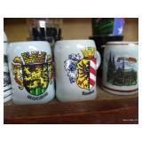 Mini Shot Glass Lot - Mostly German Mugs