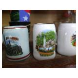 Mini Shot Glass Lot - Mostly German Mugs