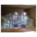 Large Logo Glassware Lot - A&W, Etc