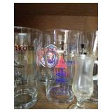 Large Logo Glassware Lot - A&W, Etc