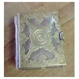 Awesome Antique Tiny Photo Album With Photos!